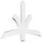 Ekena Millwork Davenport Architectural Grade PVC Gable Bracket, 48"W x 30"H x 2"D x 4"F, 15/12 Pitch GBP048X30X0204DAV00 - alternate 1